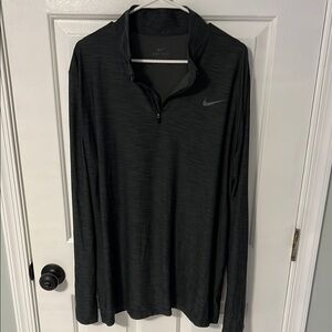 Nike (XL Tall) gray/black Quarter-Zip Pullover